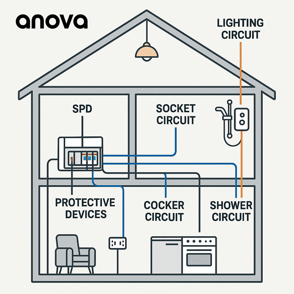 consumer unit with protection